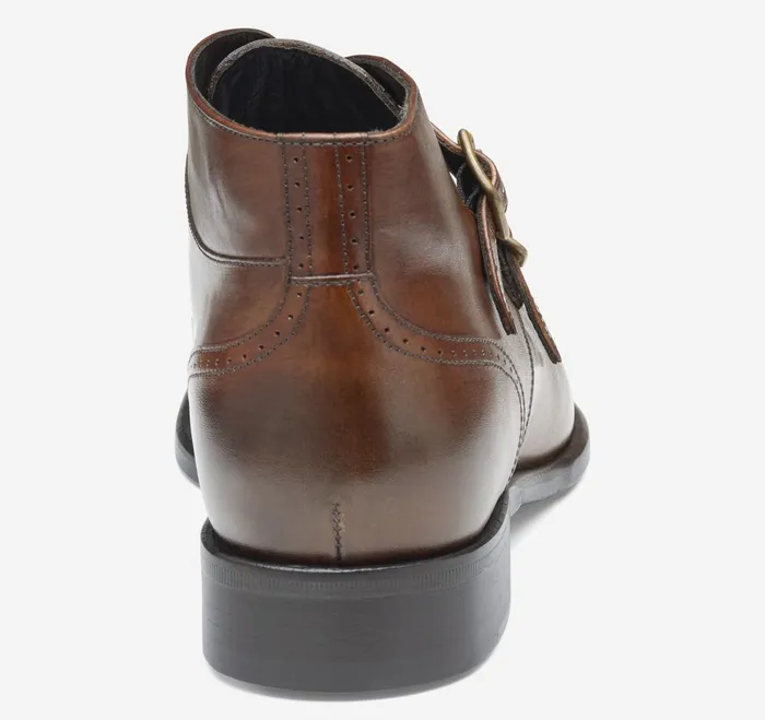 Men Ellsworth Double Buckle Boot Brown Handstained Calfskin JohnstonandMurphy SlipOns and Loafers Men Ellsworth Double Buckle Boot Brown Handstained Calfskin JohnstonandMurphy SlipOns and Loafers