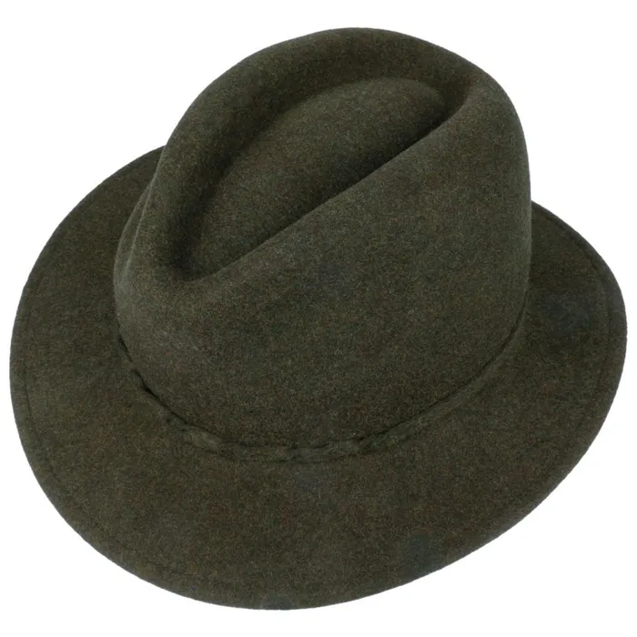 Men Felt Hats Mayser Dagmar Wool Plus Traveller Hat Olive Men Felt Hats Mayser Dagmar Wool Plus Traveller Hat Olive