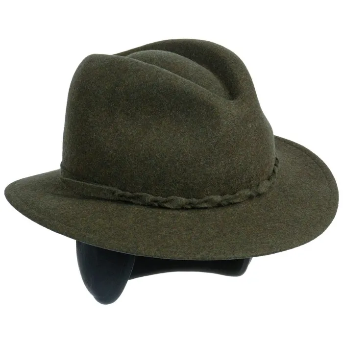Men Felt Hats Mayser Dagmar Wool Plus Traveller Hat Olive Men Felt Hats Mayser Dagmar Wool Plus Traveller Hat Olive