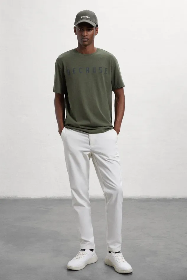 Men Green Como TShirt Ecoalf TShirts