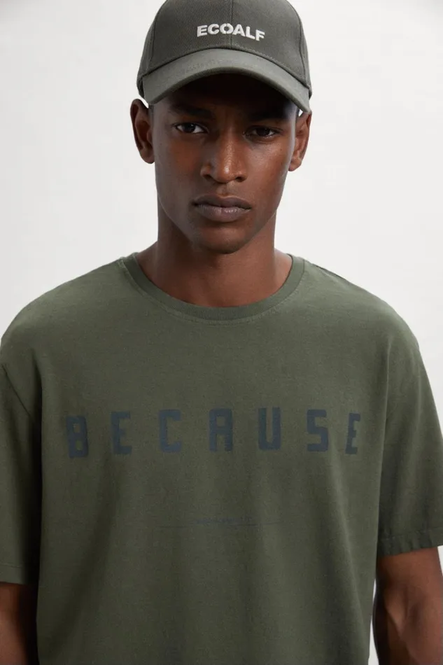 Men Green Como TShirt Ecoalf TShirts