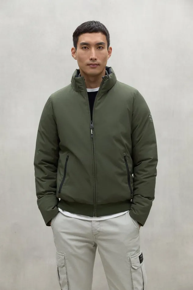 Men Green Grays Jacket Ecoalf Coats And Jackets