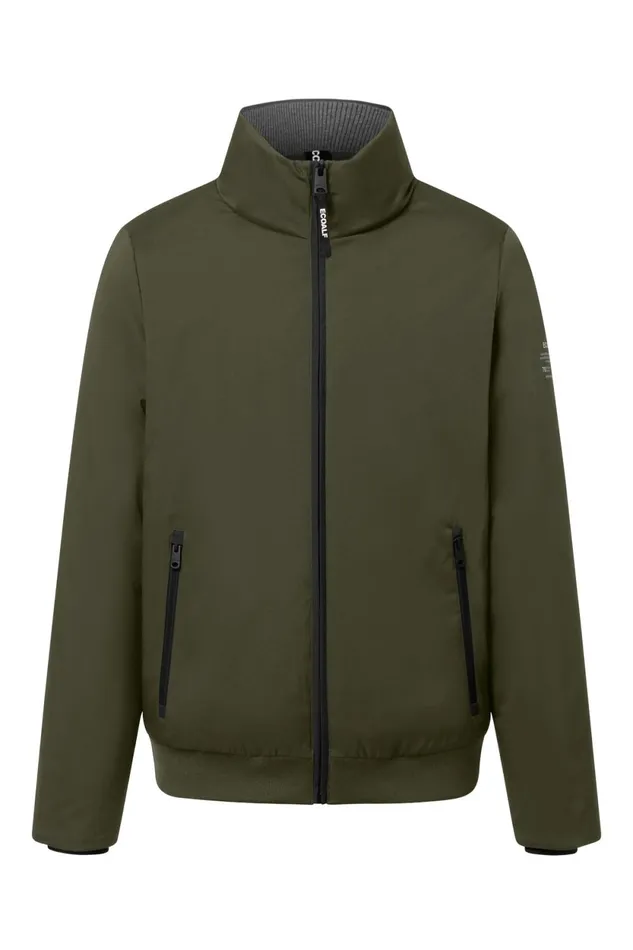 Men Green Grays Jacket Ecoalf Coats And Jackets