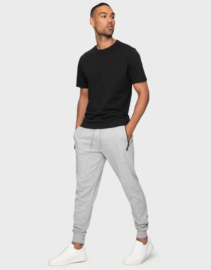 Men Grey Marl Fleece Joggers Threadbare Joggers Men Grey Marl Fleece Joggers Threadbare Joggers