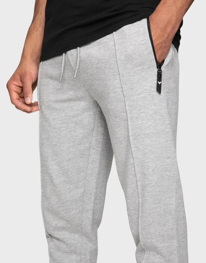 Men Grey Marl Fleece Joggers Threadbare Joggers Men Grey Marl Fleece Joggers Threadbare Joggers