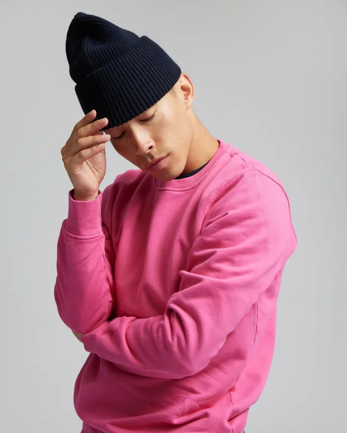 Men Hats Colorful Standard Merino Wool Hat Heather Grey