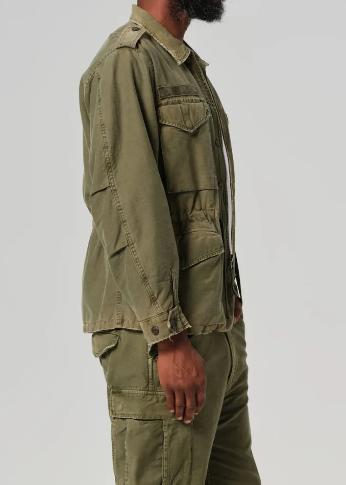 Men Jackets Citizens Of Humanity M51 Utility Jacket In Hiro Green