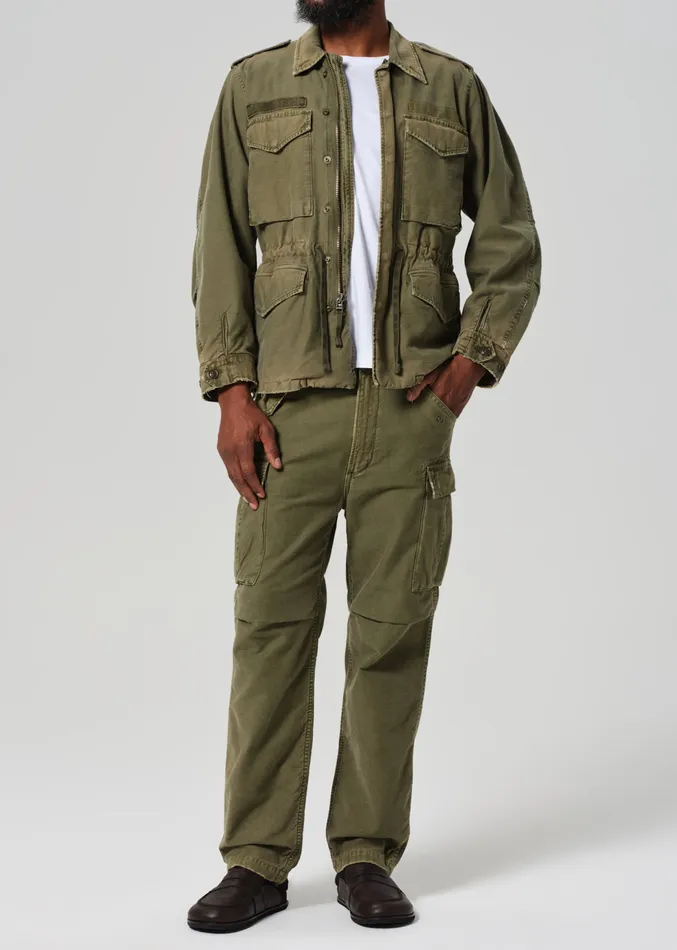 Men Jackets Citizens Of Humanity M51 Utility Jacket In Hiro Green