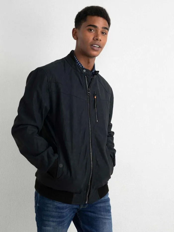 Men Jackets Petrol Industries Biker Jacket Midnight Navy