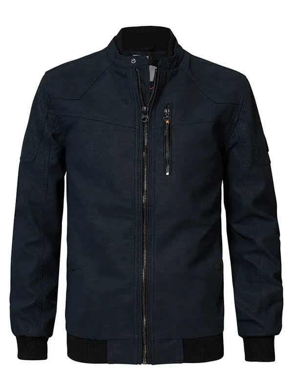 Men Jackets Petrol Industries Biker Jacket Midnight Navy