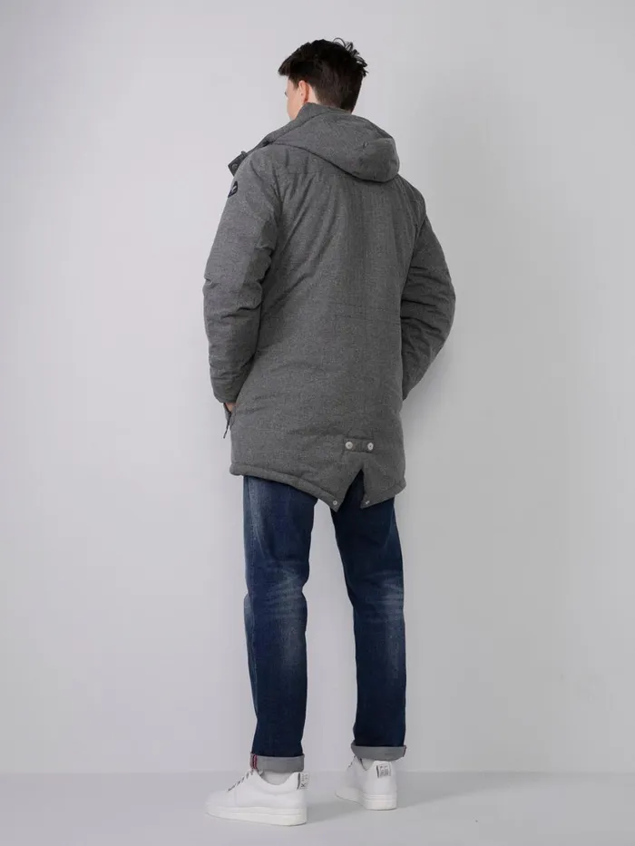 Men Jackets Petrol Industries Padded Jacket Light Slate Melee