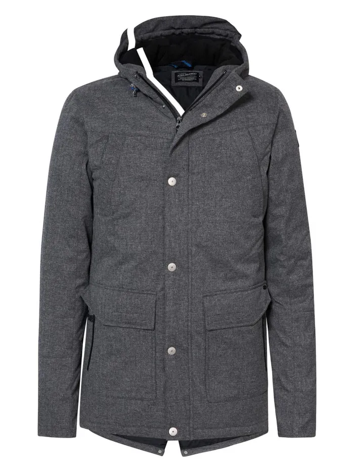 Men Jackets Petrol Industries Padded Jacket Light Slate Melee