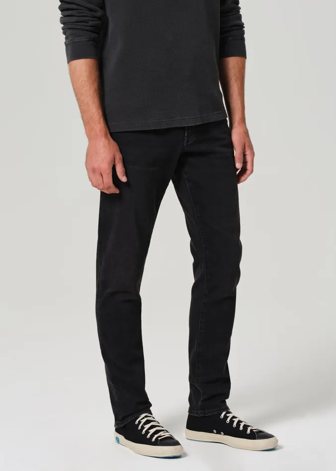 Men Jeans Citizens Of Humanity London Tapered Slim Perform In Dark Storm