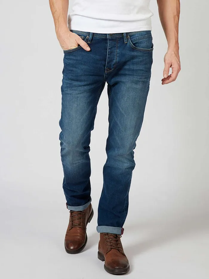 Men Jeans Petrol Industries Thruxton Tapered Jeans Medium Stone