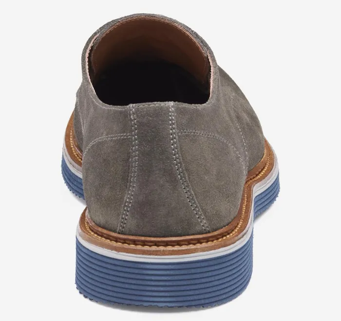 Men Jenson Plain Toe Gray Italian Suede JohnstonandMurphy LaceUps Men Jenson Plain Toe Gray Italian Suede JohnstonandMurphy LaceUps