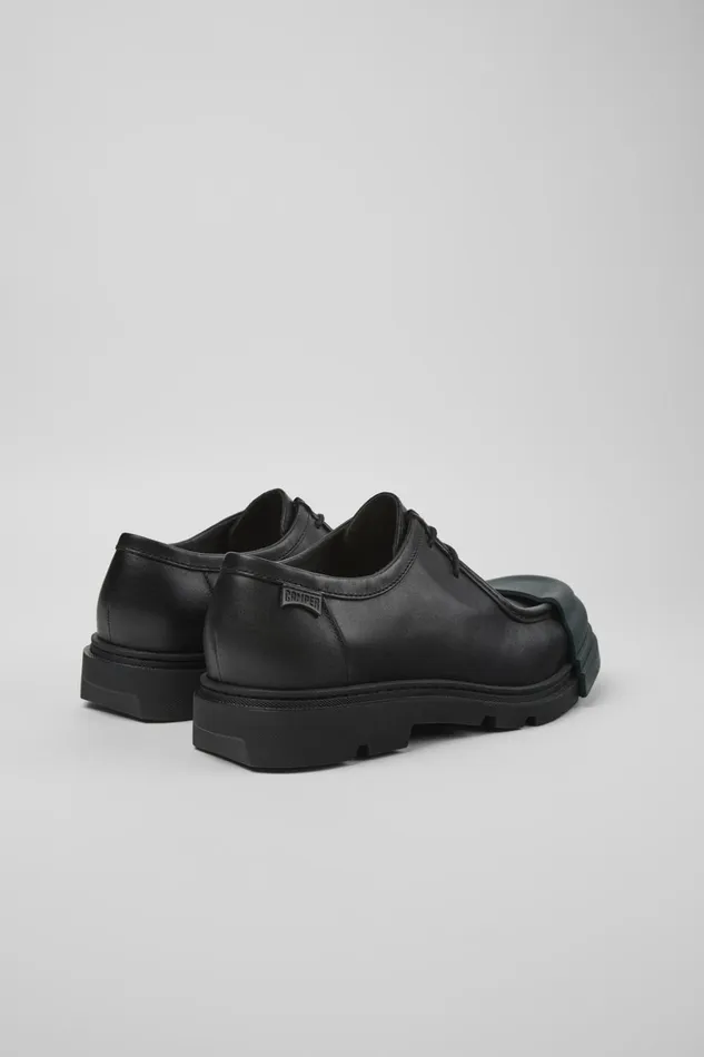 Men Junction Black Leather Shoes Camper Formal Shoes Men Junction Black Leather Shoes Camper Formal Shoes