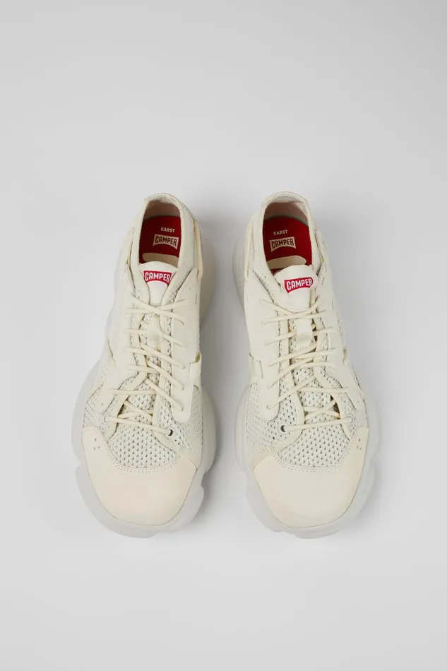 Men Karst White Textile Sneaker Camper Sneakers Men Karst White Textile Sneaker Camper Sneakers