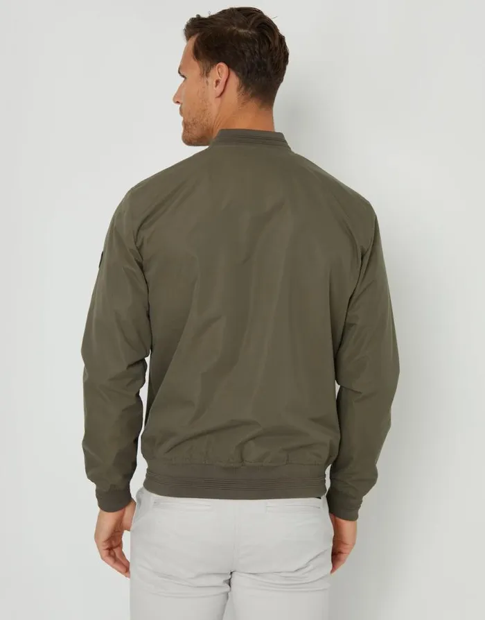 Men Khaki Showerproof Classic Bomber Jacket Threadbare Jackets Men Khaki Showerproof Classic Bomber Jacket Threadbare Jackets