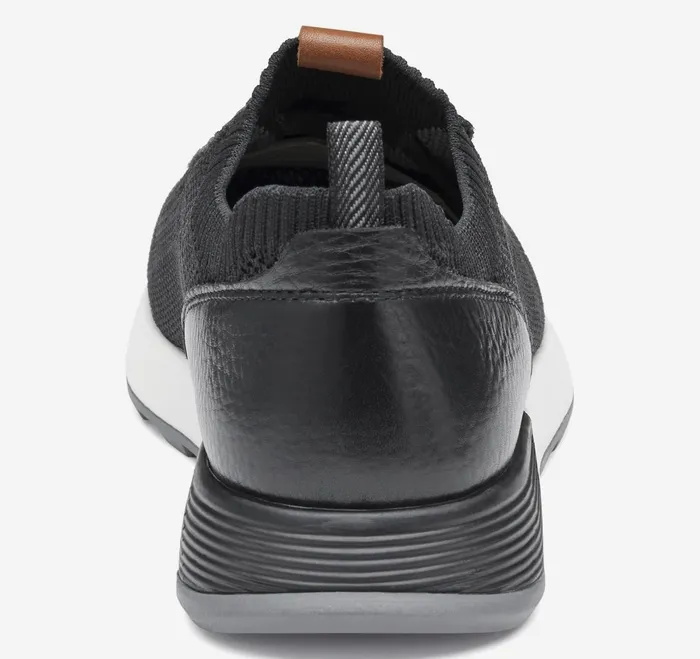 Men Kinnon Knit Jogger Black Knit JohnstonandMurphy LaceUps Men Kinnon Knit Jogger Black Knit JohnstonandMurphy LaceUps