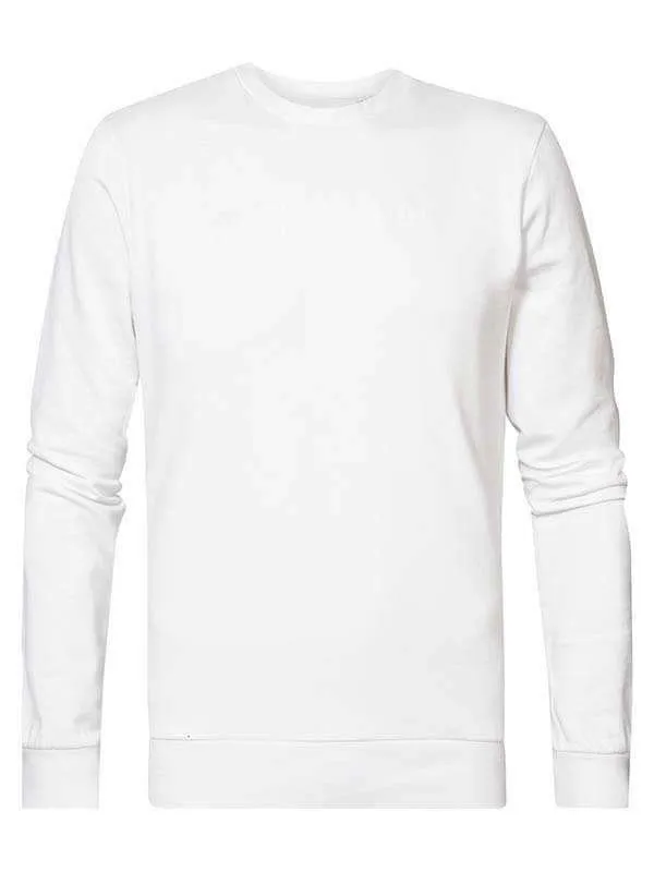Men Knits and Sweats Petrol Industries Comfortable Pullover Bright White