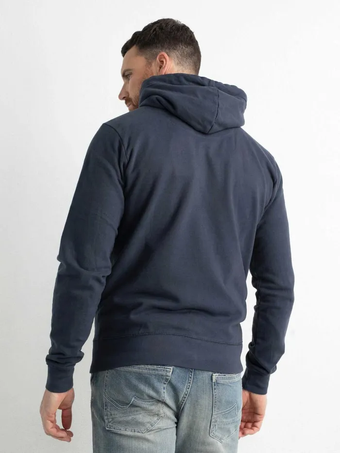 Men Knits and Sweats Petrol Industries Zipped Hoodie Raven Grey