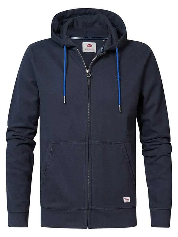 Men Knits and Sweats Petrol Industries Zipped Hoodie Raven Grey