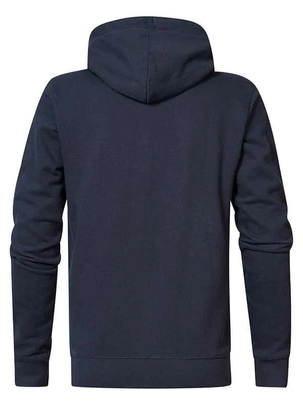 Men Knits and Sweats Petrol Industries Zipped Hoodie Raven Grey