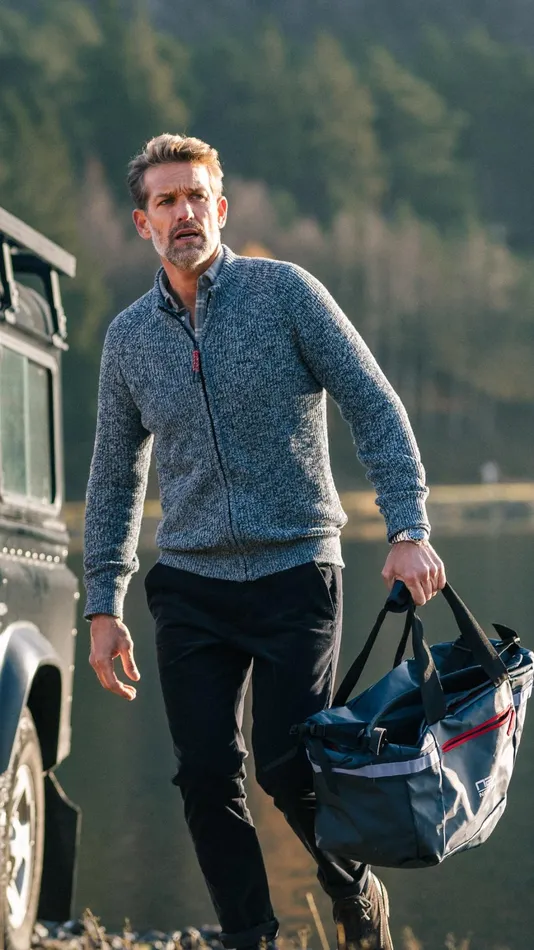 Men Knitwear NZA New Zealand Auckland Chunky Knitted Blue Cardigan 8211 Brave Blue Men Knitwear NZA New Zealand Auckland Chunky Knitted Blue Cardigan 8211 Brave Blue