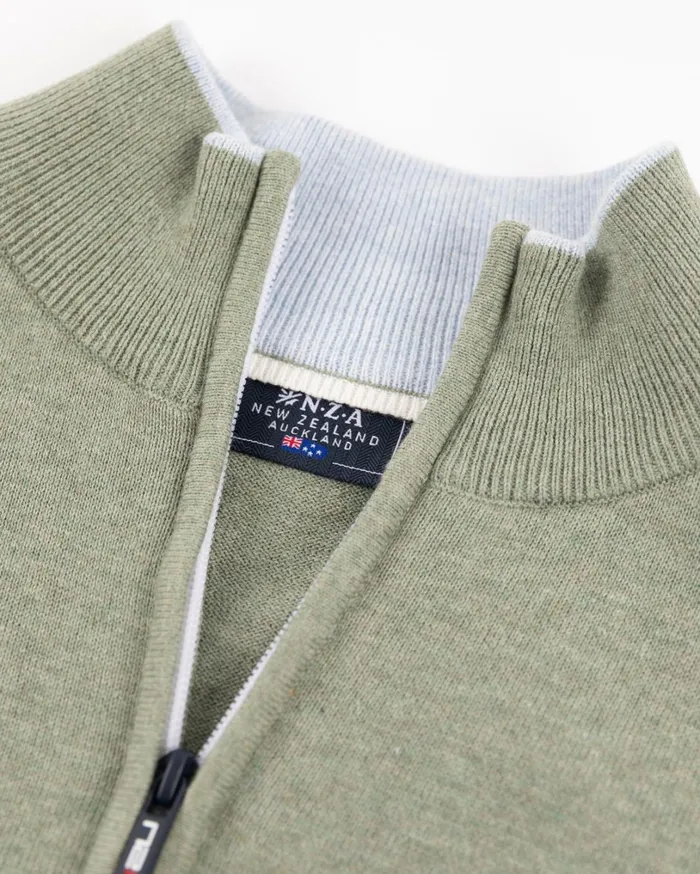 Men Knitwear NZA New Zealand Auckland Light Green Half Zip Pullover 8211 Sage Men Knitwear NZA New Zealand Auckland Light Green Half Zip Pullover 8211 Sage