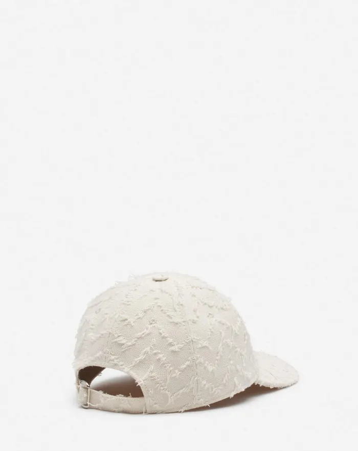 Men Lanvin Hats Herringbone Motif Lanvin Cap Light Beigeburgundy Men Lanvin Hats Herringbone Motif Lanvin Cap Light Beigeburgundy