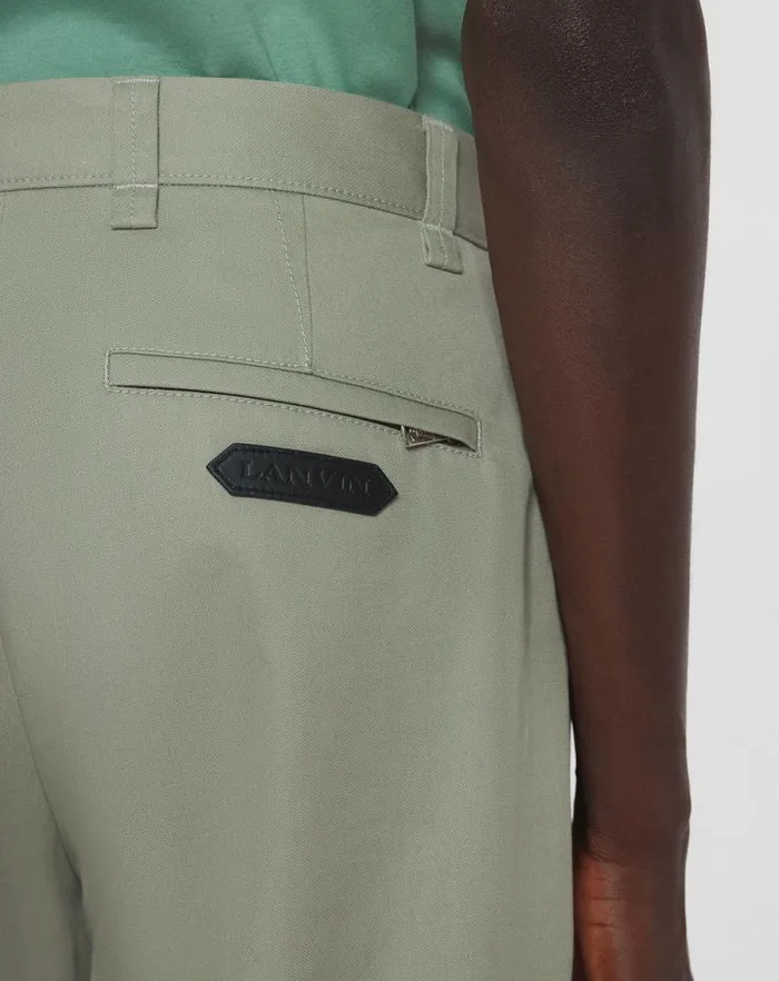 Men Lanvin Pants and Shorts Cotton Biker Pants Lin Men Lanvin Pants and Shorts Cotton Biker Pants Lin