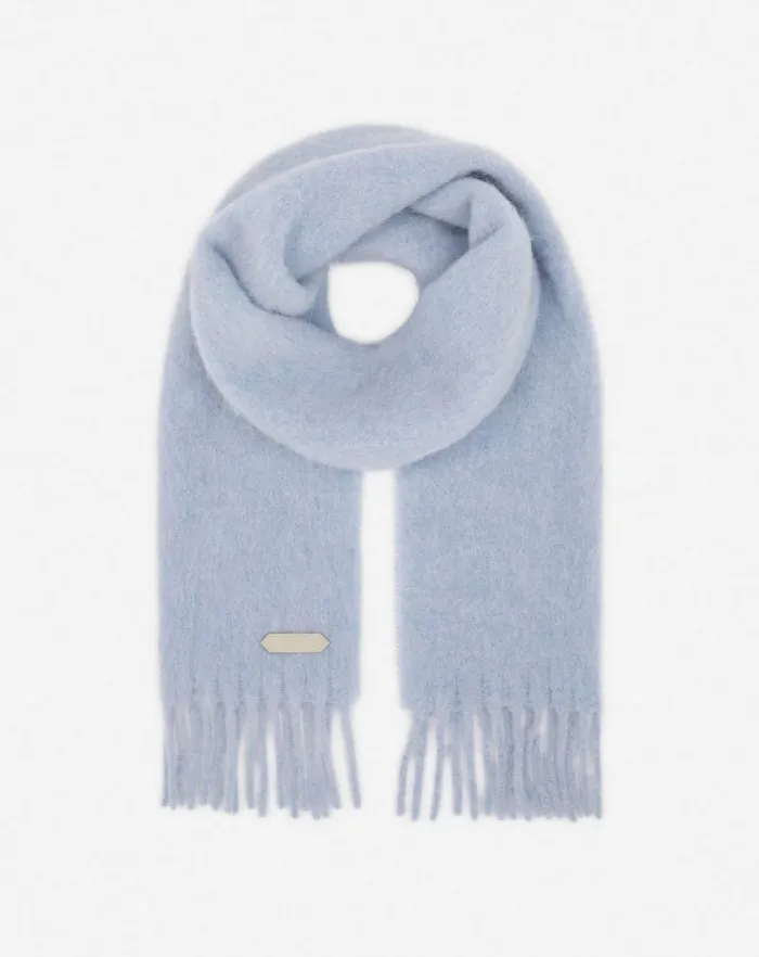 Men Lanvin Scarves Lanvin Fringed Scarf In Wool Newlanvin Blue Men Lanvin Scarves Lanvin Fringed Scarf In Wool Newlanvin Blue