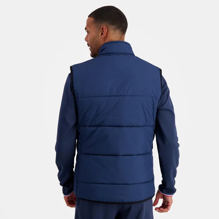 Men Le Coq Sportif Jackets Training Down Jacket Lgre Sans Manche Dress Blues Men Le Coq Sportif Jackets Training Down Jacket Lgre Sans Manche Dress Blues