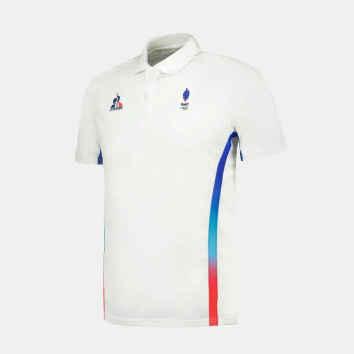 Men Le Coq Sportif Polos Shirts France039s Olympic Team Polo Shirt