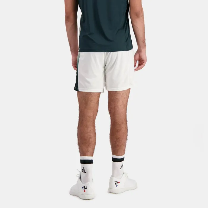 Men Le Coq Sportif Shorts Performance Tennis Shorts Marshmallow