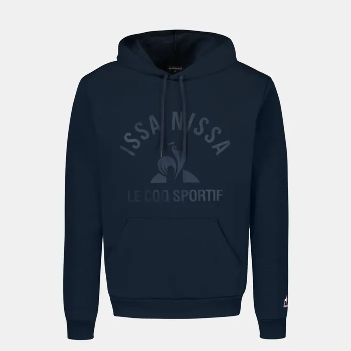 Men Le Coq Sportif Sweatshirts OGC Nice Sweat Capuche Homme Dress Blues