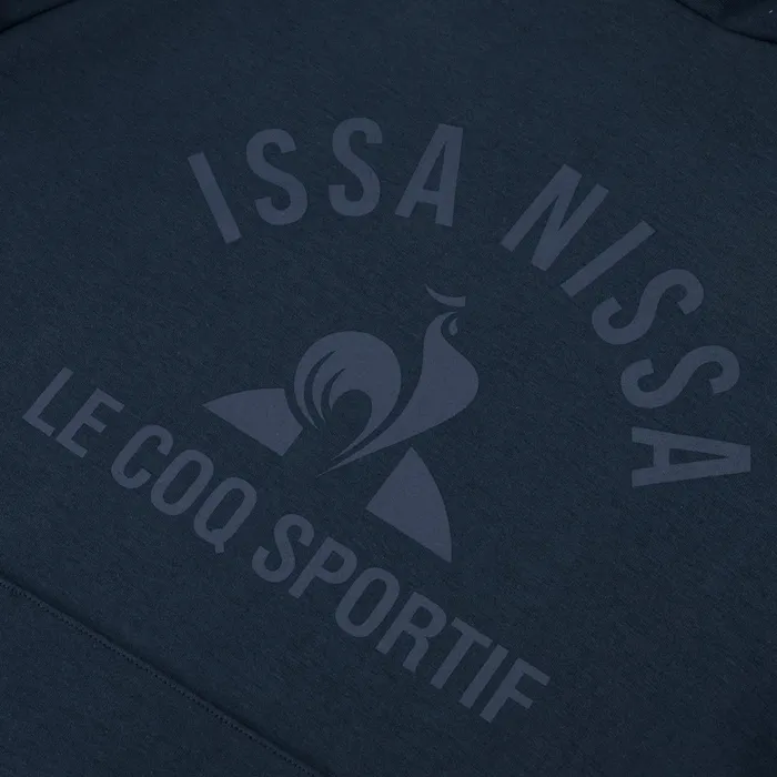 Men Le Coq Sportif Sweatshirts OGC Nice Sweat Capuche Homme Dress Blues