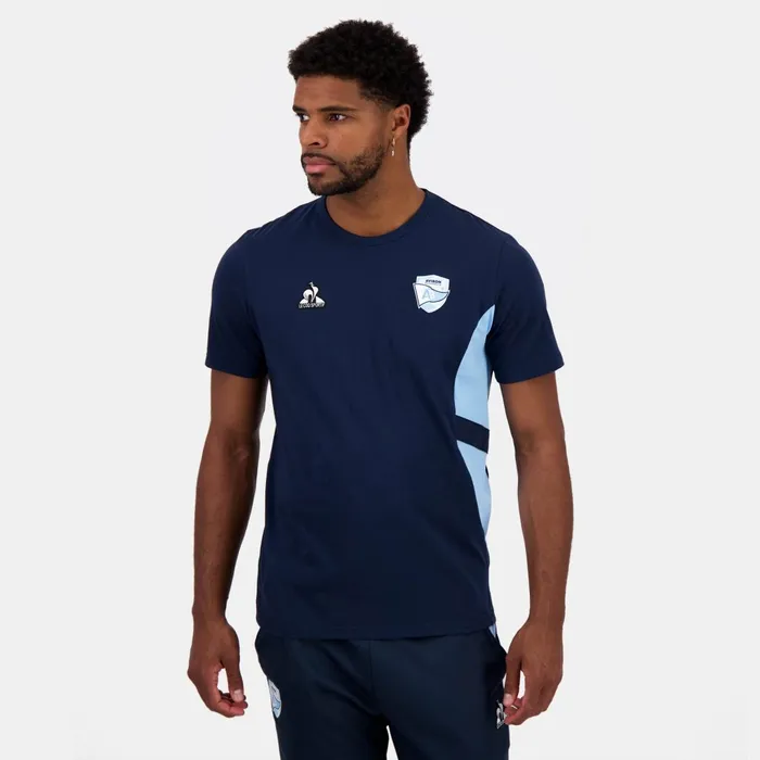 Men Le Coq Sportif Tshirts And Tops Aviron Bayonnais TShirt Dress Blues