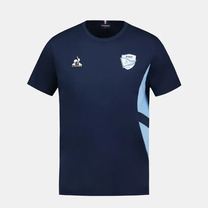 Men Le Coq Sportif Tshirts And Tops Aviron Bayonnais TShirt Dress Blues