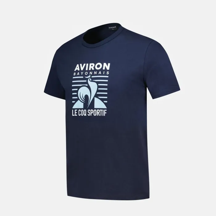 Men Le Coq Sportif Tshirts And Tops Aviron Bayonnais TShirt Dress Blues