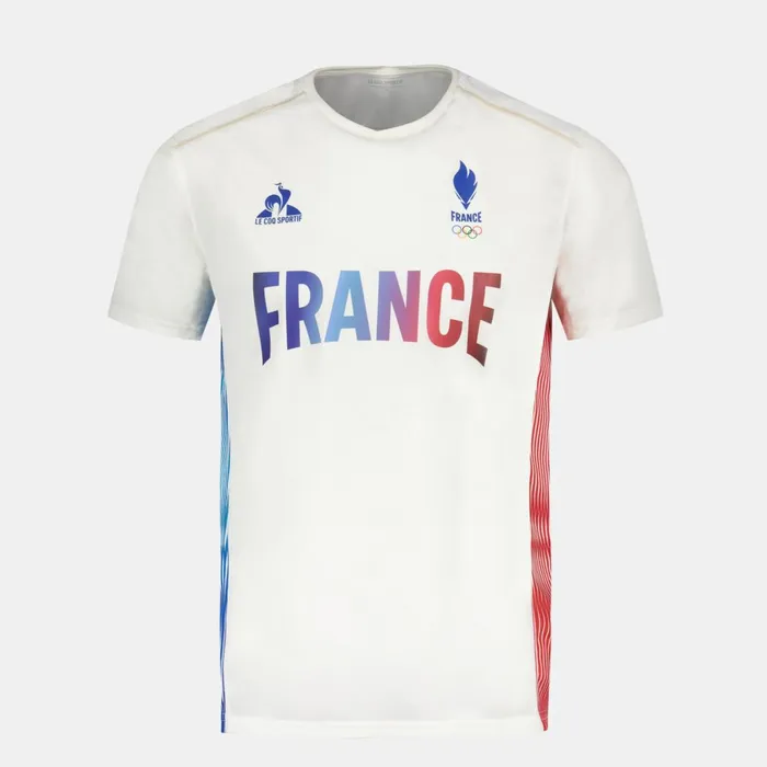 Men Le Coq Sportif Tshirts And Tops France039s Olympic Team Jersey Marshmallow