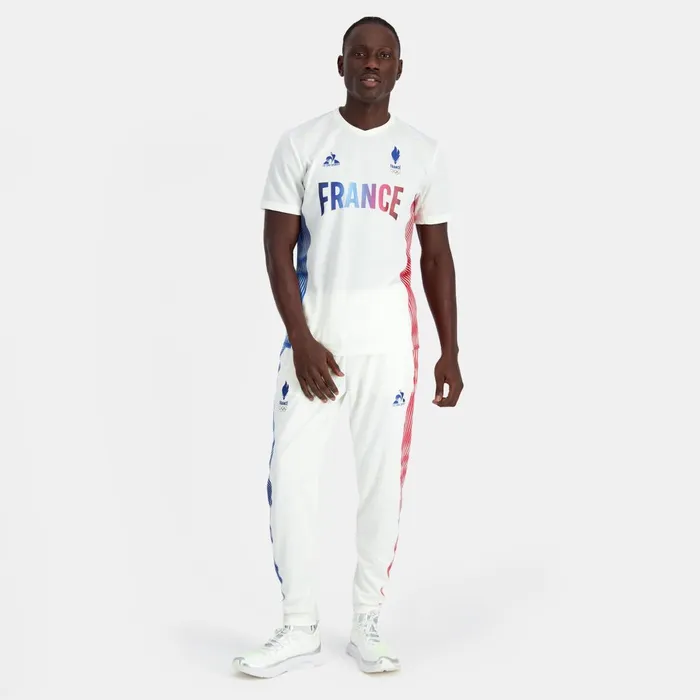 Men Le Coq Sportif Tshirts And Tops France039s Olympic Team Jersey Marshmallow