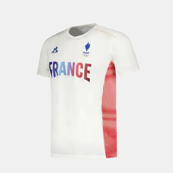 Men Le Coq Sportif Tshirts And Tops France039s Olympic Team Jersey Marshmallow