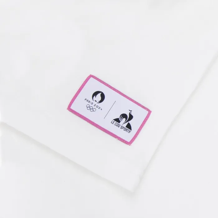 Men Le Coq Sportif Tshirts And Tops Paris 2024 TShirt Marshmallow