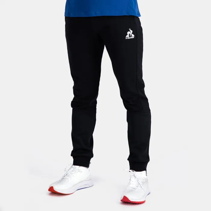 Men Le Coq Sportif Trousers And Joggers Training Performance Trousers De Sport Regular Black