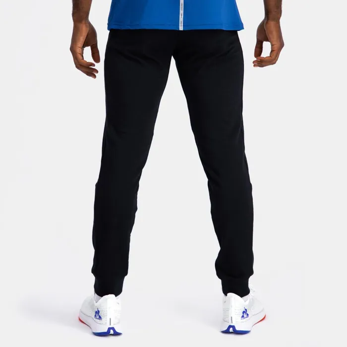 Men Le Coq Sportif Trousers And Joggers Training Performance Trousers De Sport Regular Black