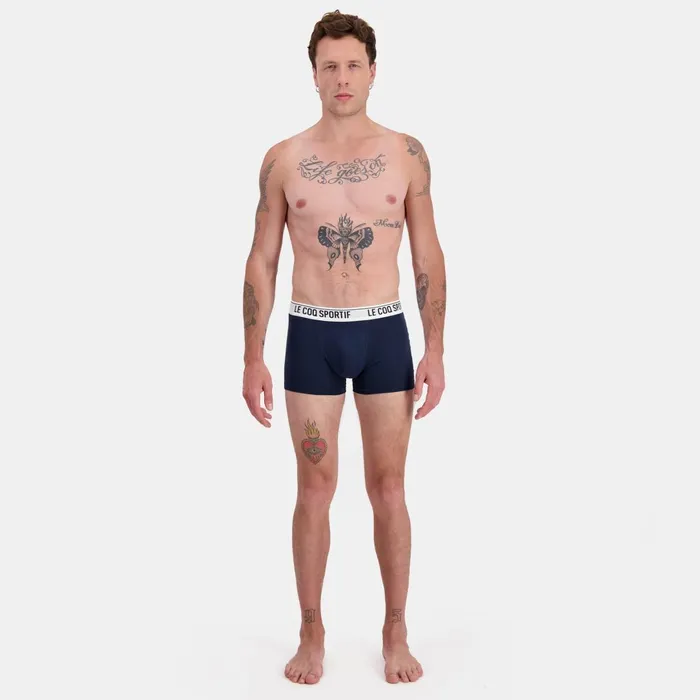 Men Le Coq Sportif Underwear Trunk Dress Bluedress Blue Men Le Coq Sportif Underwear Trunk Dress Bluedress Blue