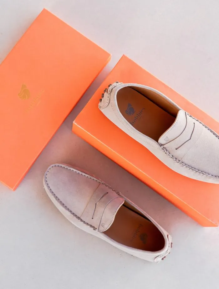 Men Loafers Bobbies Lewis Cloud Grey Men Loafers Bobbies Lewis Cloud Grey