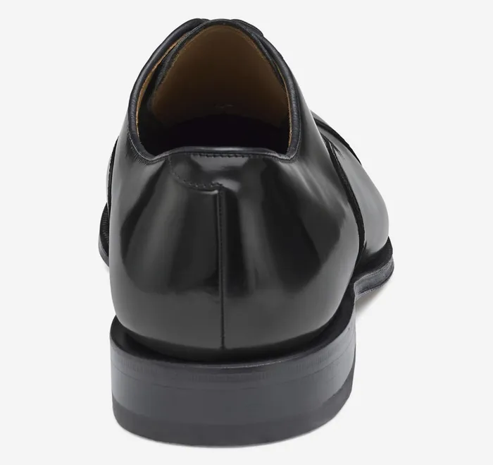 Men Melton Cap Toe Black Calfskin JohnstonandMurphy Dress Shoes Men Melton Cap Toe Black Calfskin JohnstonandMurphy Dress Shoes