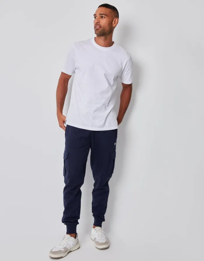 Men Navy Cargo Style Joggers Threadbare Joggers Men Navy Cargo Style Joggers Threadbare Joggers